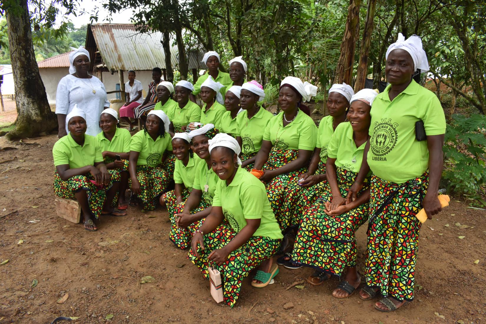 Traditional FGM practitioners from the town of Sonkay pose while standing for a photo
