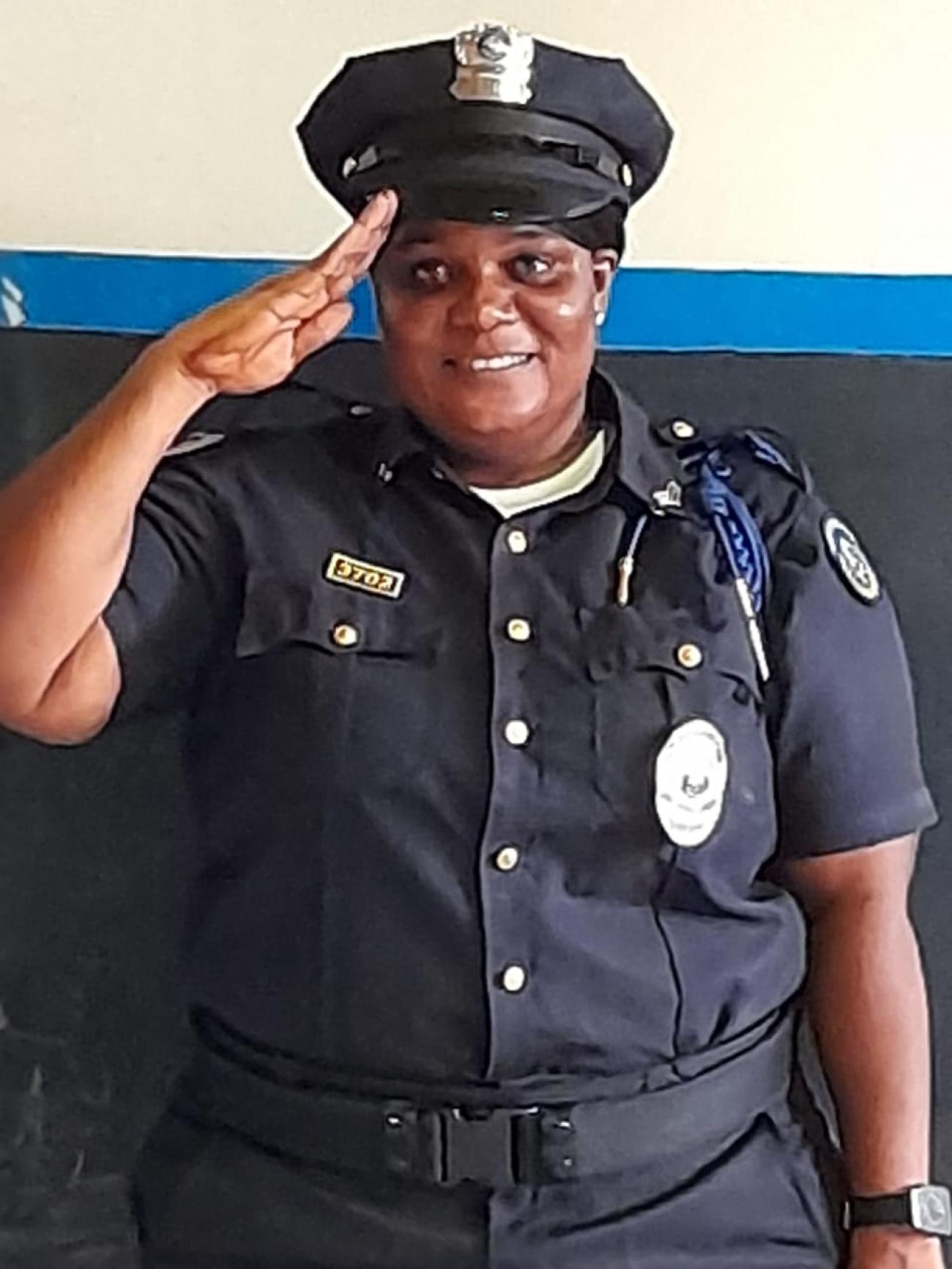 Sgt. Patience Dorsla,  Liberia National Police