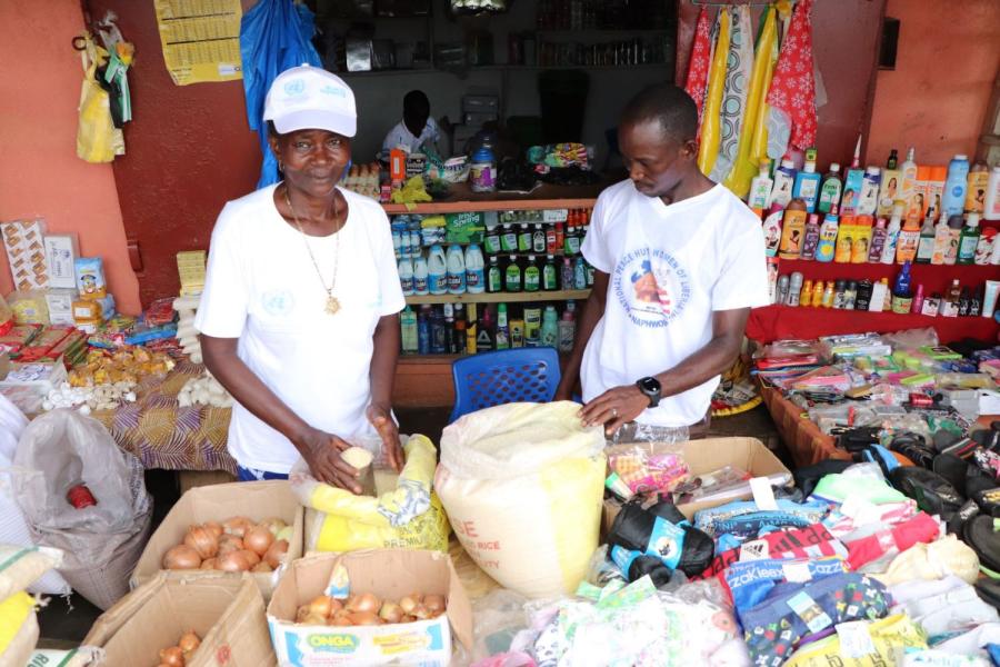 Peace Huts Empower Liberian Women in Peacebuilding | United Nations in ...