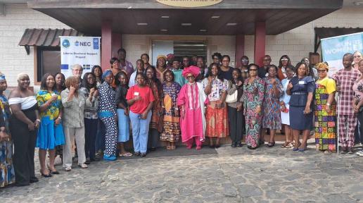 People standing in a group